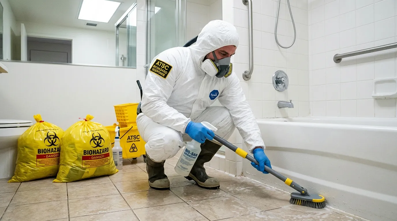 Decontamination equipment deployed for Blood Cleanup in Eloise